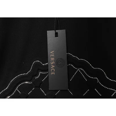 Футболка Versace Print With Rhinestones "Black" фото № 2 Футболка Versace Print With Rhinestones "Black" фото № 2