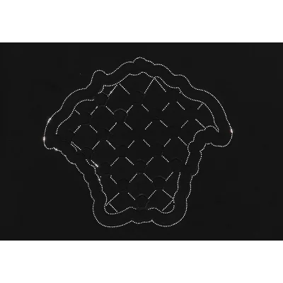 Футболка Versace Print With Rhinestones "Black" фото № 7 Футболка Versace Print With Rhinestones "Black" фото № 7