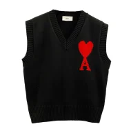 Жилетка Amiri With Red Logo "Black"