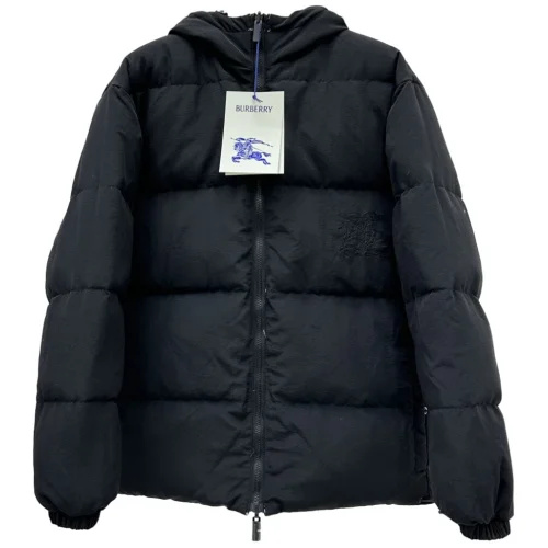 Двусторонний пуховик Burberry Dual Check "Black/Blue"