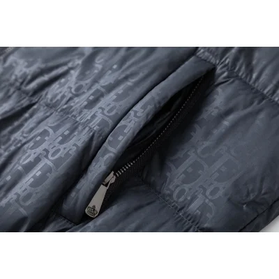 Пуховик Dior Oblique Monogram "Navy Blue" фото № 3