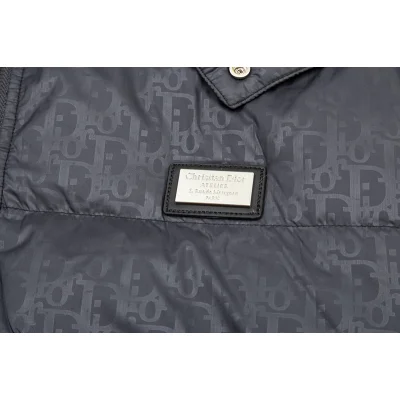 Пуховик Christian Dior Front Label "Navy Blue" фото № 5