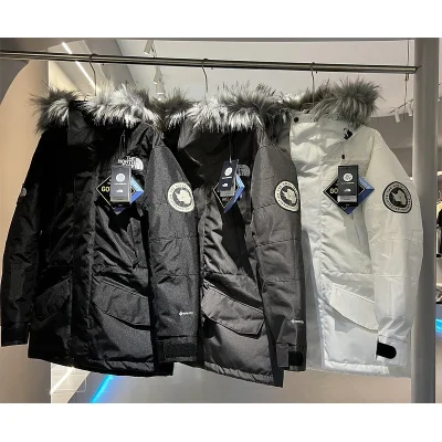 Пуховик The North Face Antarctica Expedition "Grey" фото № 9