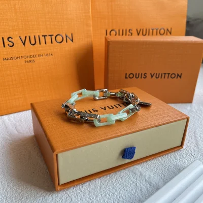 Браслет Louis Vuitton With Lock Fastening "Silver" фото № 4