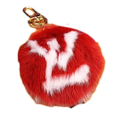 Брелок Louis Vuitton Fur Ball "Red"