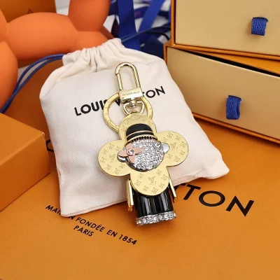 Брелок Louis Vuitton Man With Flower Face "Yellow" фото № 6