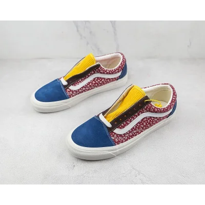 Vans Old Skool "Blue/Red Floral" фото № 3