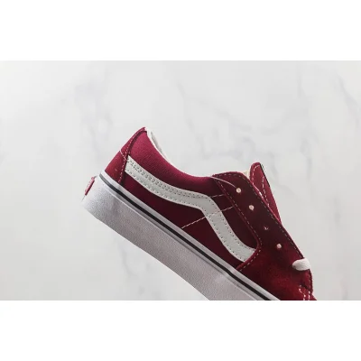 Vans SK8-Low "Burgundy Red" фото № 3