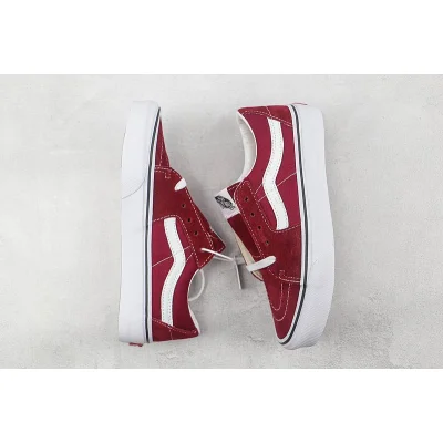 Vans SK8-Low "Burgundy Red" фото № 6