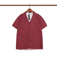 Рубашка Amiri Short Sleeve Cubes "Red"