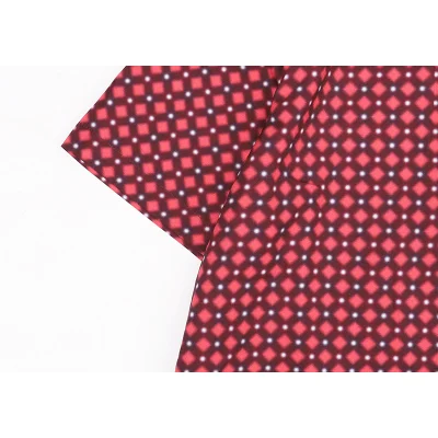 Рубашка Amiri Short Sleeve Cubes "Red" фото № 8