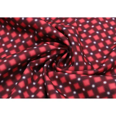 Рубашка Amiri Short Sleeve Cubes "Red" фото № 5