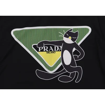 Рубашка Prada Short Sleeve Milano Cat "Black" фото № 6