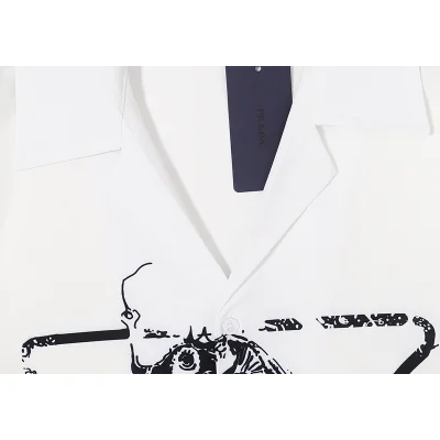 Рубашка Prada Bird In A Triangle "White" фото № 5 Рубашка Prada Bird In A Triangle "White" фото № 5