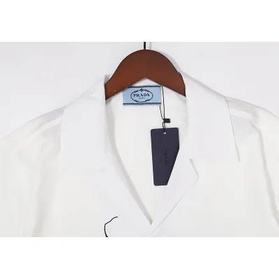 Рубашка Prada Bird In A Triangle "White" фото № 3 Рубашка Prada Bird In A Triangle "White" фото № 3