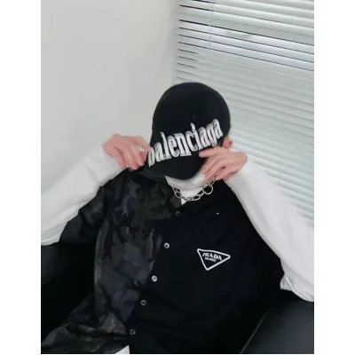 Рубашка Prada Short Sleeve Half Camouflage "Black" фото № 6