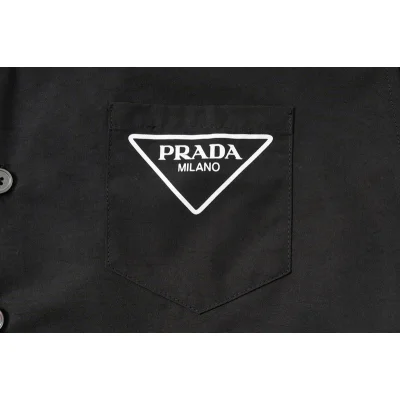 Рубашка Prada Short Sleeve Half Camouflage "Black" фото № 8