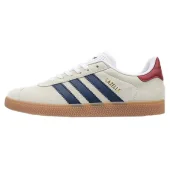 Adidas Gazelle "Cream Beige/Navy/Red"