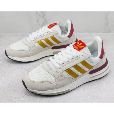 Adidas ZX500 RM "Grey/Gold/Burgundy" фото № 5