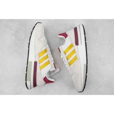 Adidas ZX500 RM "Grey/Gold/Burgundy" фото № 7