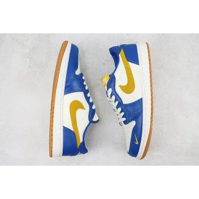 Air Jordan 1 Retro Low OG "Blue/Yellow/White" фото № 7