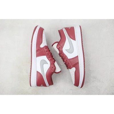 Air Jordan 1 Low "White Bordeaux" фото № 7