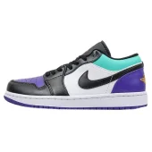 Air Jordan 1 Low "Mid Blue/Aqua/Black"