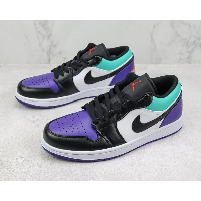 Air Jordan 1 Low "Mid Blue/Aqua/Black" фото № 5 Air Jordan 1 Low "Mid Blue/Aqua/Black" фото № 5