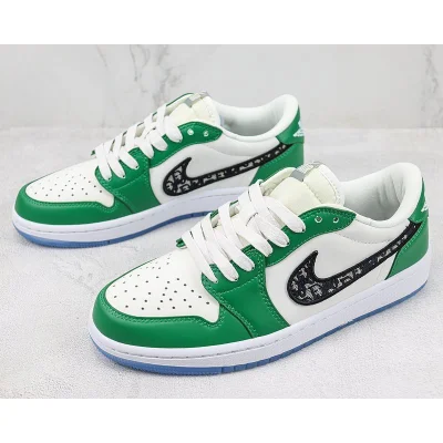 Dior x Air Jordan 1 Low "Dior/Green" фото № 5