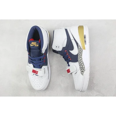 Air Jordan Legacy 312 High "White/ White-Midnight Navy-Varsity Red" фото № 6 Air Jordan Legacy 312 High "White/ White-Midnight Navy-Varsity Red" фото № 6