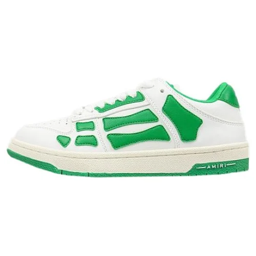 Amiri Skel Top Low "White/Green"