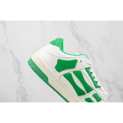Amiri Skel Top Low "White/Green" фото № 3