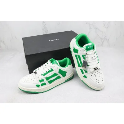 Amiri Skel Top Low "White/Green" фото № 7
