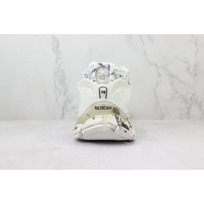 Balenciaga Runner "White/Brown Spot" фото № 9