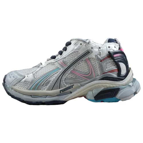 Balenciaga Runner "White/Blue/Pink/Silver"
