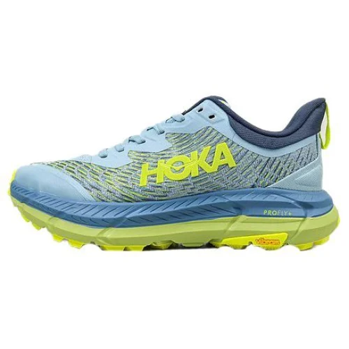 Hoka One One Mafate Speed 4 Low "Sky Blue/Volt Yellow"