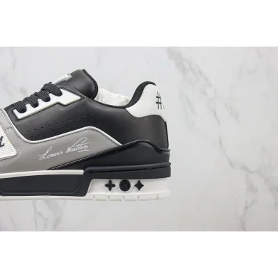 Louis Vuitton LV Trainer 2021 Low "Black Signature/Grey" фото № 3 Louis Vuitton LV Trainer 2021 Low "Black Signature/Grey" фото № 3