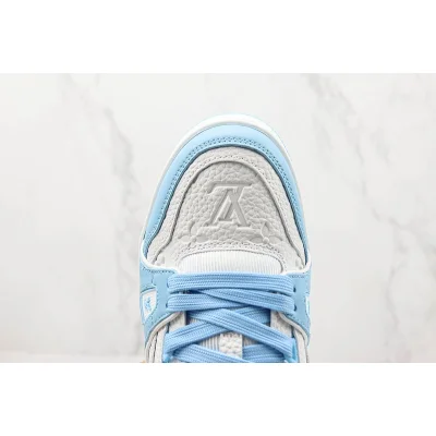 Louis Vuitton LV Trainer 2021 Low "White/Blue" фото № 3