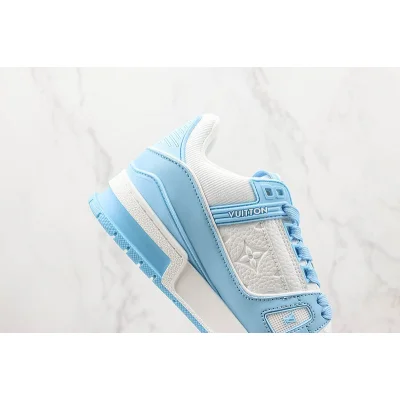 Louis Vuitton LV Trainer 2021 Low "White/Blue" фото № 4