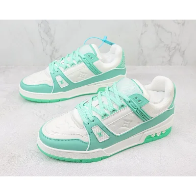 Louis Vuitton LV Trainer 2021 Low "Teal" фото № 5