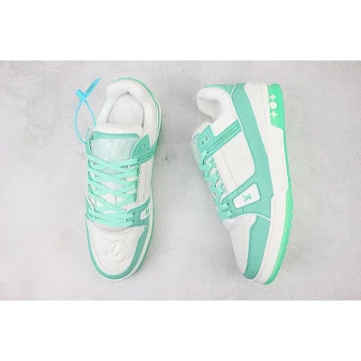 Louis Vuitton LV Trainer 2021 Low "Teal" фото № 6