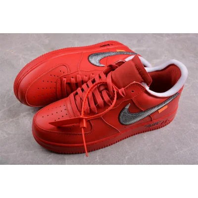 Off-White x Nike Air Force 1 "Red Lightning" фото № 2