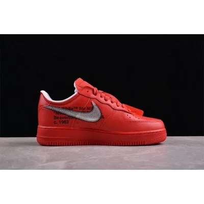 Off-White x Nike Air Force 1 "Red Lightning" фото № 7