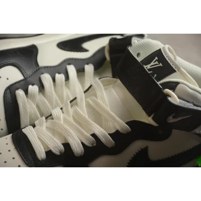 Nike Air Force 1 Mid "Black/White" фото № 8