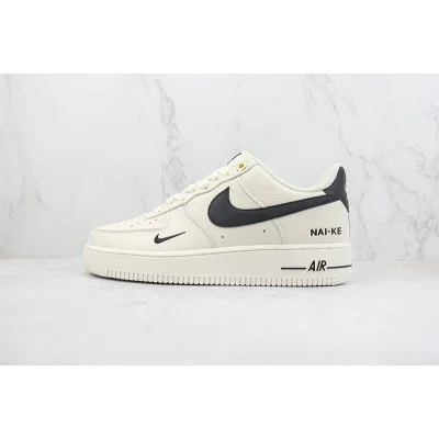 Nike Air Force 1 Low "NAI-KE Beige/Black“ фото № 2
