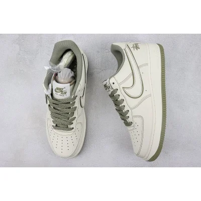 Stussy x Nike Air Force 1 Low "Green/Off White" фото № 7