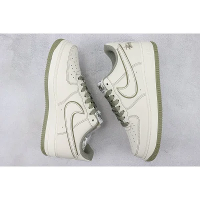 Stussy x Nike Air Force 1 Low "Green/Off White" фото № 6