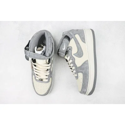 Nike Air Force 1 Mid "Cream White/Suede Grey" фото № 6