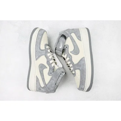 Nike Air Force 1 Mid "Cream White/Suede Grey" фото № 7