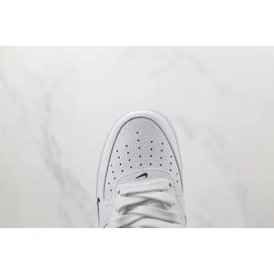 Nike Air Force 1 Mid "White/Black Mini-Swoosh" фото № 4